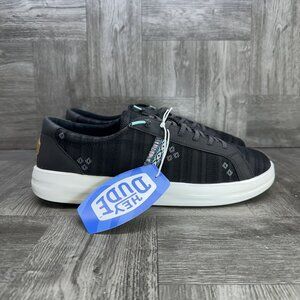 Hey Dude Karina Cottage Crochet Women's size 11 Black Lightweight Shoes